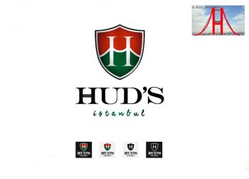 Huds logo amblem kurumsal kimlik tasarimi