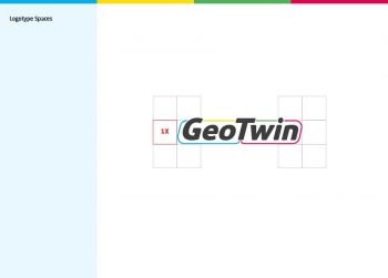 geotwin logo guideline identity design