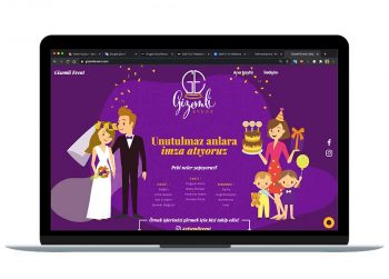 gizemli event organizasyon websitesi tasarim