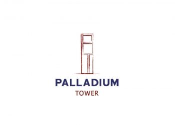 palladium tower insaat logo tasarim ornegi